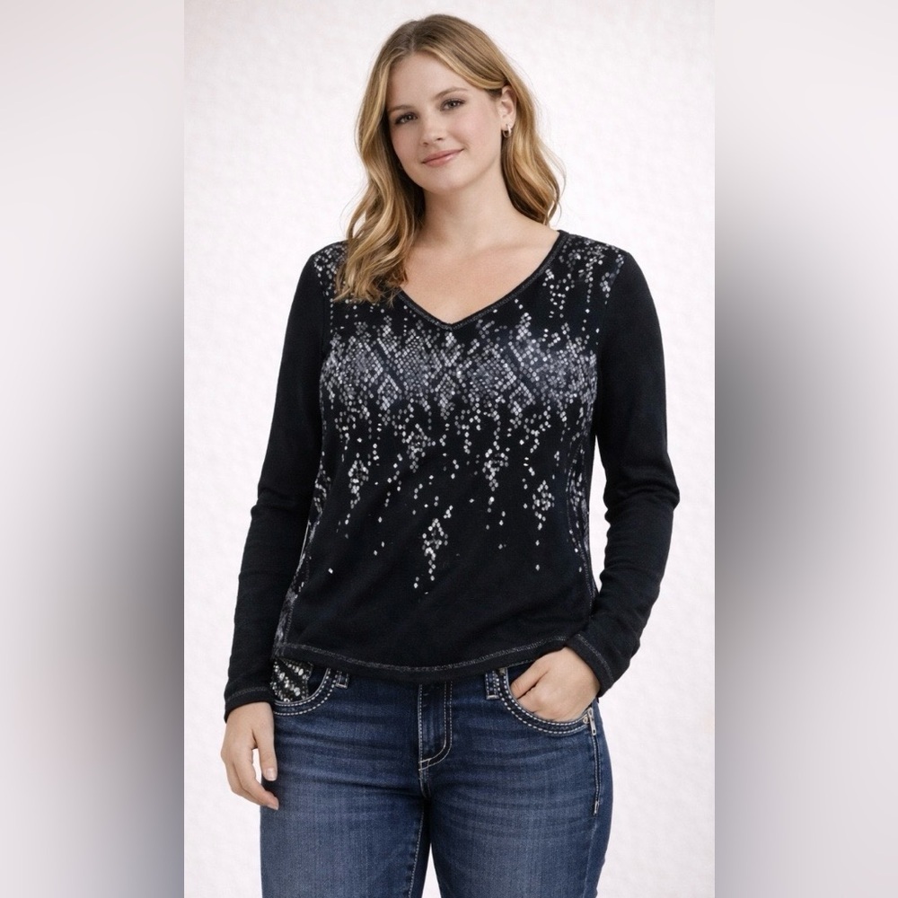 Miss me sheer sweater